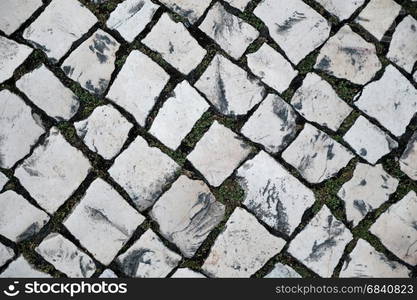 Cobble stone brick abstract background