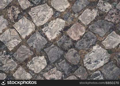 Cobble stone brick abstract background