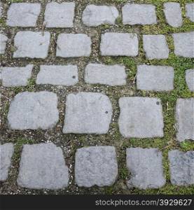 Cobbled Path - a path paved with stone cobbles