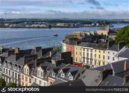 Cobh. Ireland. 06.12.16. The town and seaport of Cobh (known from 1849 to 1920 as Queenstown) in County Cork, Republic of Ireland.