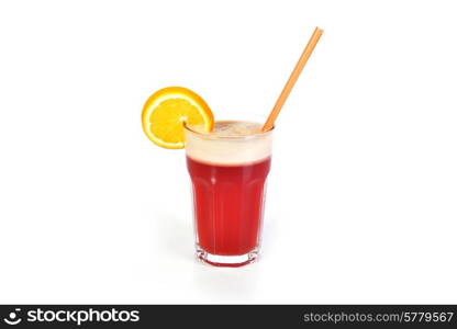 cocktail drink from various fruits and berries