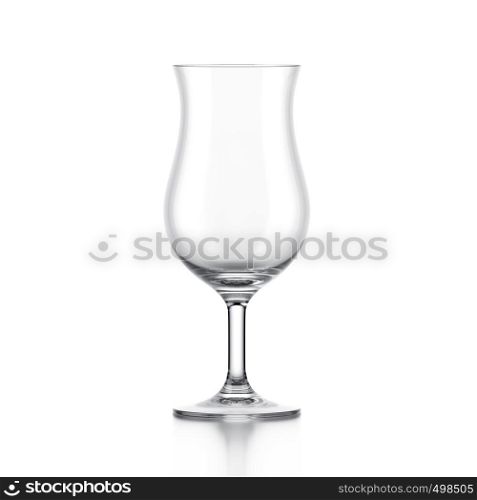 Cocktail glass isolated on white background. Cocktail glass