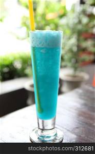 cocktail with blue curacao