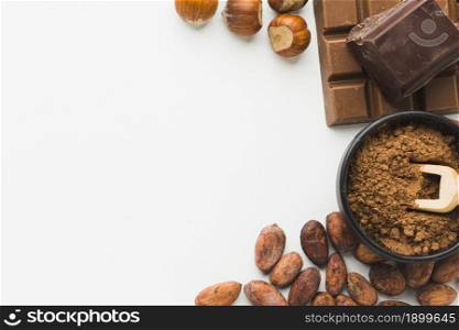 cocoa beans chestnuts copy space. Resolution and high quality beautiful photo. cocoa beans chestnuts copy space. High quality beautiful photo concept