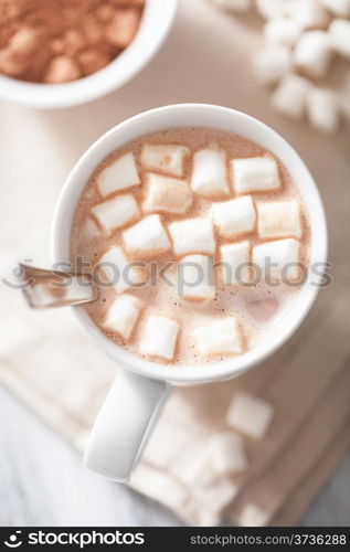 cocoa with mini marshmallows