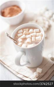 cocoa with mini marshmallows