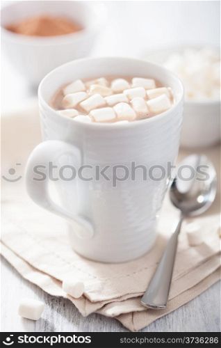 cocoa with small marshmallows