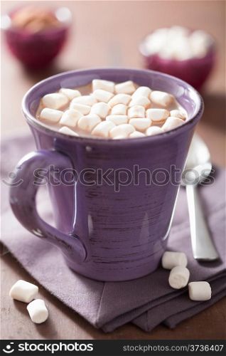 cocoa with small marshmallows
