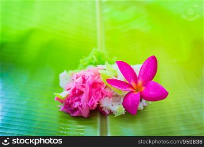 Coconut candy sweet colorful appetizing.