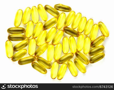 Cod liver oil capsules