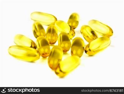 Cod liver oil capsules