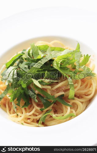Cod roe spaghetti