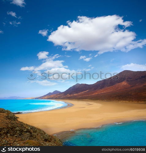 Cofete Fuerteventura Barlovento beach at Canary Islands of Spain