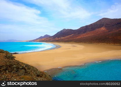 Cofete Fuerteventura Barlovento beach at Canary Islands of Spain