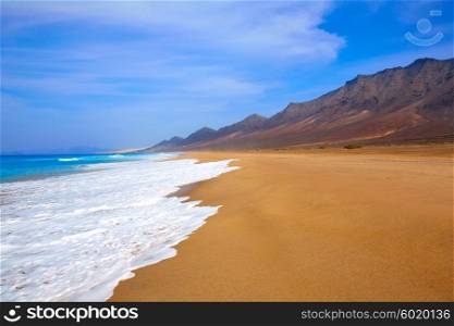 Cofete Fuerteventura Barlovento beach at Canary Islands of Spain