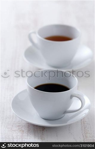 Coffee and tea