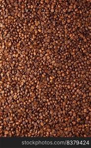Coffee beans as backround texture with copy space