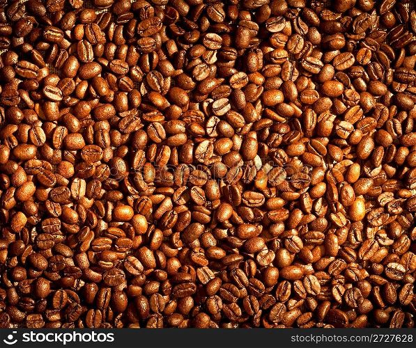 Coffee beans background image...