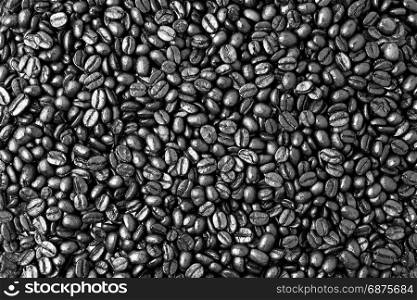 coffee beans black color