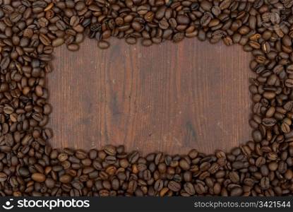 Coffee beans border