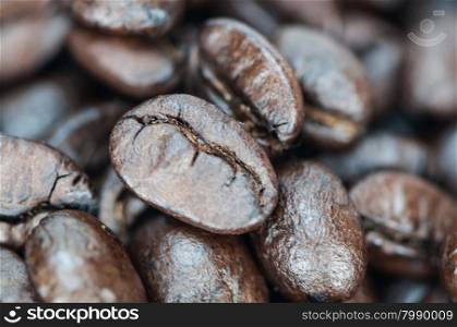 coffee beans close-up
