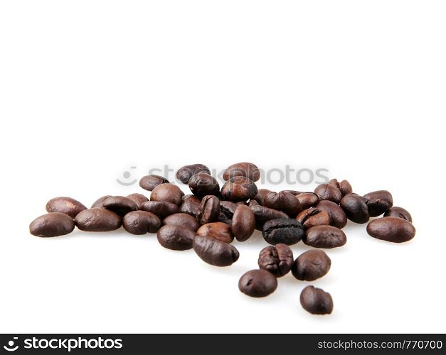 Coffee Beans Isolated On White