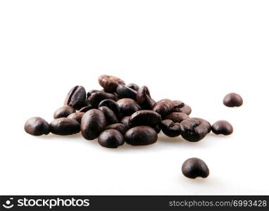 Coffee Beans Isolated On White Background