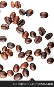 Coffee Beans Isolated On White Background