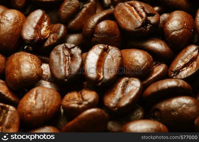 coffee beans macro close up