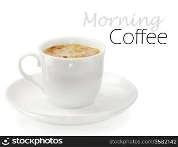 Coffee collection - Espresso Cup. Isolated on white background