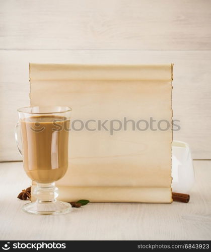 coffee concept on wood. coffee concept on wooden background