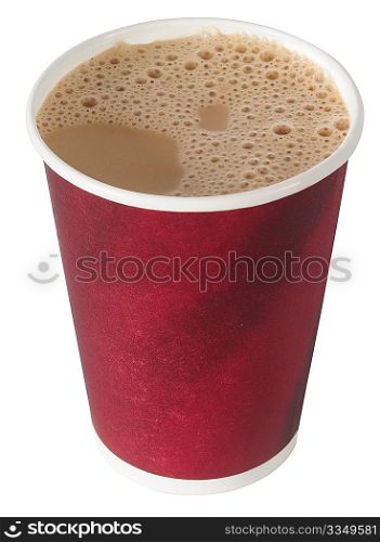Coffee cup. Isolated