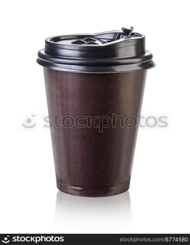 Coffee Cup Isolated on white background with clipping path