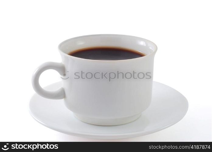 Coffee cup isolated with clipping path