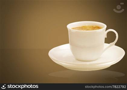 Coffee cup on beautiful background