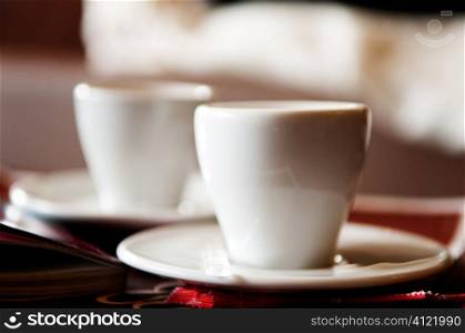 Coffee Cups, Cafe, Porto, Portugal