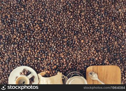 coffee decoration with space top. High resolution photo. coffee decoration with space top. High quality photo