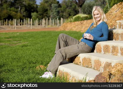 Coffee In Garden