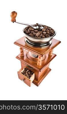 coffee mill isolated