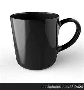 Coffee mug on white background