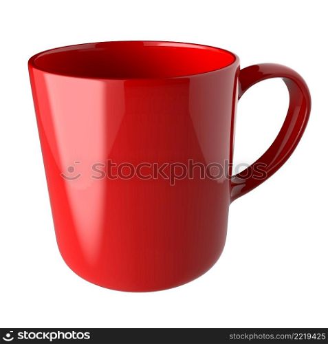 Coffee mug on white background