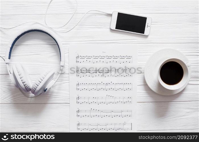 coffee music objects