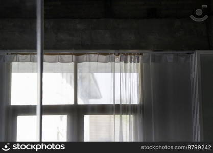 Coffee shop or cafe restaurant wooden interior, stock photo