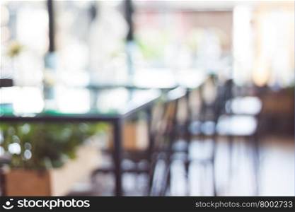 Coffee shop with blur background, stock photo