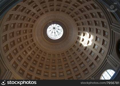 Coffered ceiling of the Sala Rotonda Museum Vatican City
