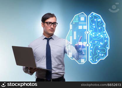 Cognitive computing concept as modern technology