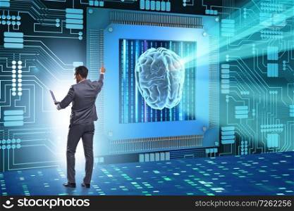 Cognitive computing concept as modern technology. The cognitive computing concept as modern technology
