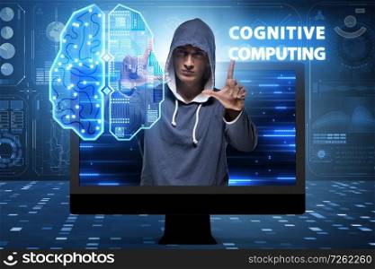 Cognitive computing concept as modern technology. The cognitive computing concept as modern technology