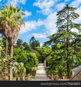 COIMBRA, PORTUGAL - JUNE 29: The Botanical Garden of the University of Coimbra on June 29, 2014 in Coimbra, Portugal