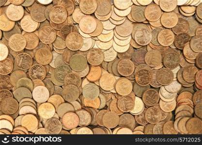 coins background ten kopeks